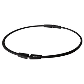 Phiten S-Pro Titanium Necklace - Black, 21 inch