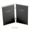 4" x 6" - Impressions Silver Plated Thin Double Photo