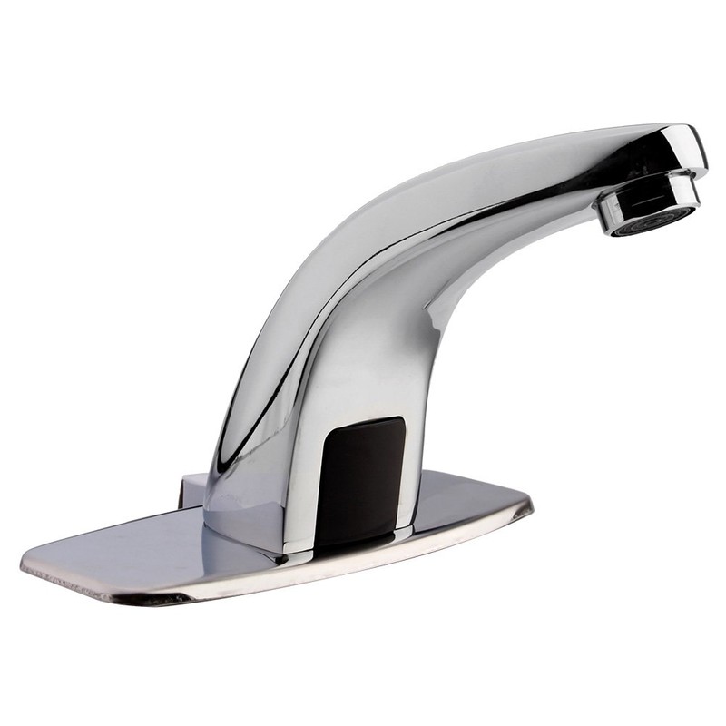 Cerlingwee Automatic Faucet, Basin Faucet Sensor Tap Deck Mounted Touchless