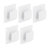 5pcs Wall Shelf Tube Holder Stainless Steel Bar Mount Bracket