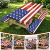 Joyesplay Printed Tablecloth Cover with Storage Bag (Style C)