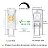 Dimmable G8 LED Bulbs, 20-25W Halogen Equivalent, T4 JCD Type