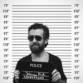 DePhoto Police Lineup Photography Backdrop Black line Mugshot Decor Photo Background for Party Banner Children Game Vinyl Studio Prop 6x8ft