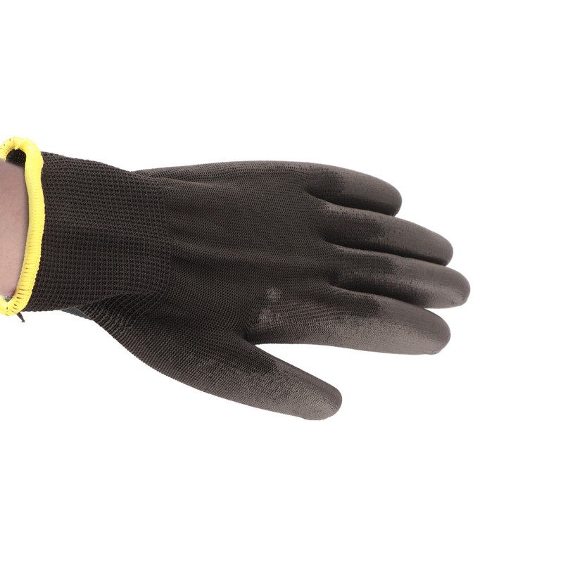 10 Pairs Safety Work Gloves PU Coated Static Proof Nylon