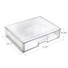 BINO | Stackable Storage Drawers, Shallow X-Large - Clear |