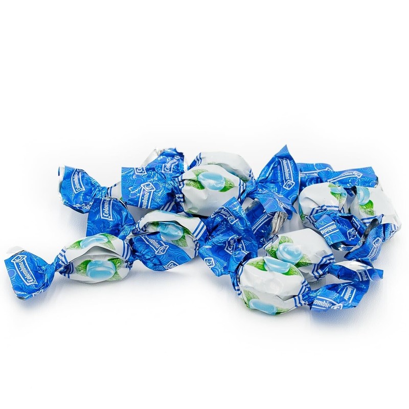 COLOMBINA Delicate Mint Drops, Bulk Mini Breath Freshening Mints (4