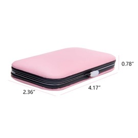 Manicure Pedicure Set Stainless Steel Nail Clippers Personal Nail Clipping Tools Portable Travel Grooming Kit with Snap-shut Case