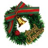 10Pcs Dollhouse Christmas Wreath Exquisite Colors Cute Life Scenes Miniature