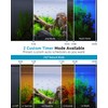 SEAOURA LED Aquarium Light, 24/7 Custom Timer, Power-Off Memory,7-Row LED
