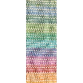 LANA GROSSA MW100 Cotton Bamboo Positano | 4-Ply Cotton Sock Classic | Hand Knitting Yarn Made from 40% Cotton, 25% Virgin Wool, 20% Viscose (Bamboo), 8% Polyamide and 7% Polyester | 420 m & 100 g