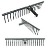 Hay Rake Lightweight Aluminum 24" Head (Black)