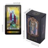 VOVOH Tarot Cards Deck, 78 Holographic Classic Tarot Cards with
