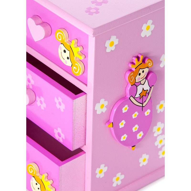 Girls Princess Jewellery Box Trinket Box