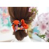 Floral Fabric Scrunchies for Women – Fashion Hair Ties, Cute