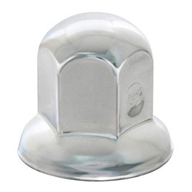 GG Grand General 10160SP 1-1/8 X 1-5/8 Inches Chrome Standard Nut Cover with Flange, Set of 10