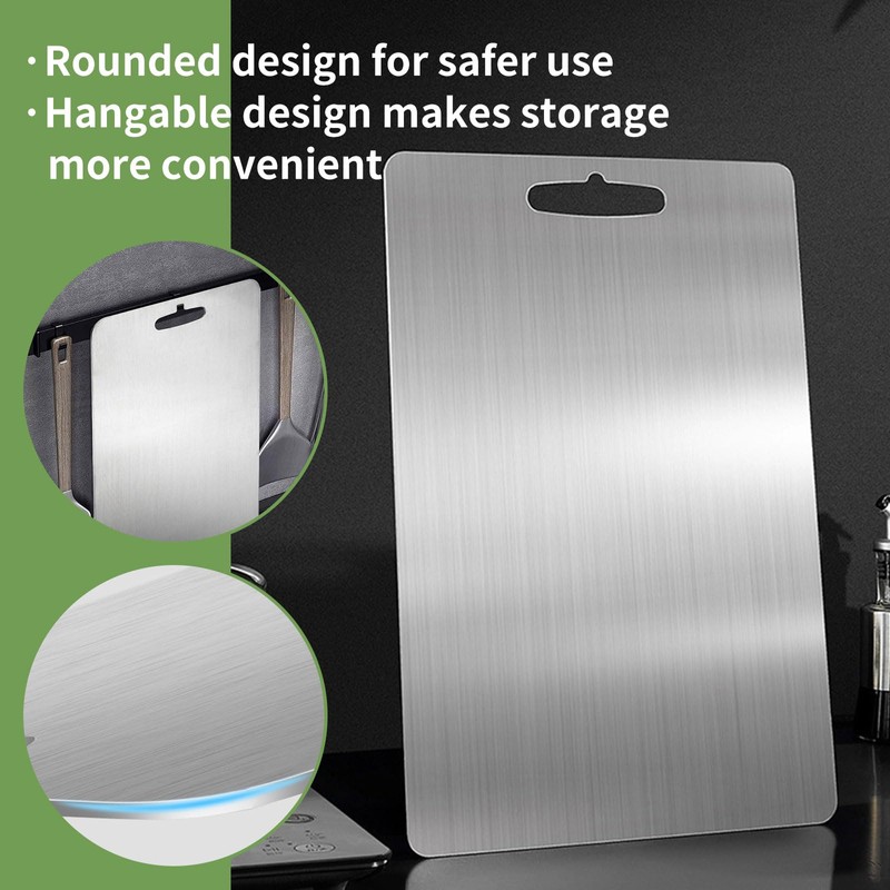 Stainless Steel Cutting Board,304L Stainless Steel Cutting Boards for Kitchen,