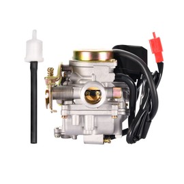 GOOFIT PD18 18mm Carburetor for 4 Stroke GY6 49cc 50cc Chinese Scooter 139QMB Moped Replacement for Taotao Kymco Scooter Jonway Baja