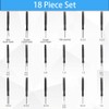 18-Piece Terminal Removal Tool Set, Car Release Tool, Car Cable