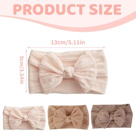 LuLiyLdJ Hair band girls hair band baby girl hair band baby bow headband, elastic headband for newborns and toddlers