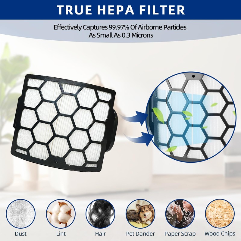 ADDFRESH LA702, LA700, LA405 Filters Compatiable With Shark LA702, LA700