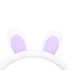 Rabbit Ear Headsets LED Light Headphones Cute Lightweight Adjustable Headband