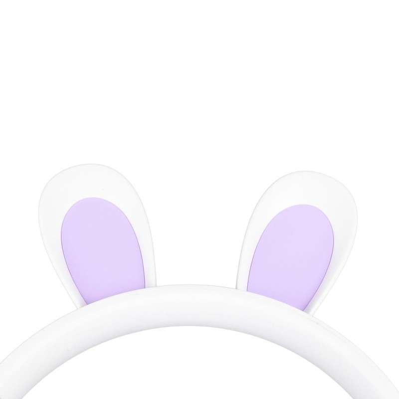 Rabbit Ear Headsets LED Light Headphones Cute Lightweight Adjustable Headband