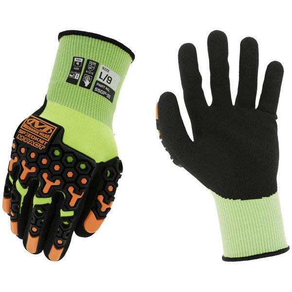 Mechanix Wear: ANSI A4 Cut Resistant Nitrile Coated SpeedKnit M-Pact