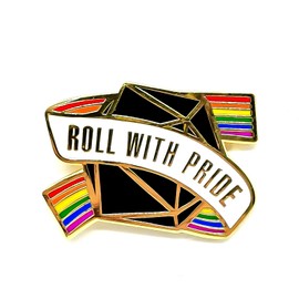 Roll with Pride Enamel Pin - Cooperation Series