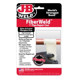 FiberWeld Pipe Repair Cast 2x48 Inch – High Strength Adhesive Fiberglass Wrap – White