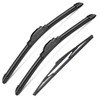 3Pcs Windshield Wipers Blades for Nissan Versa Hatchback 2007 2008