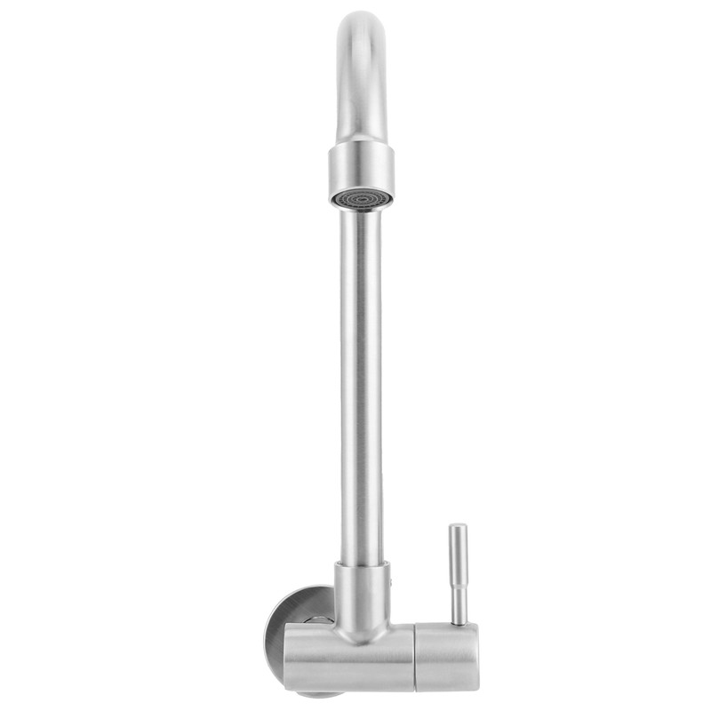 G1/2 Sink Faucet Wall-in 360 Degree Rotating Water Tap Single