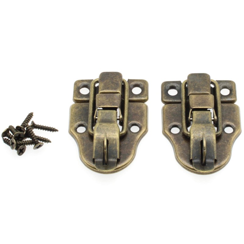 Retro Style Duckbilled Toggle Hasp Latch,LBTODH 2 pcs Antique Toggle
