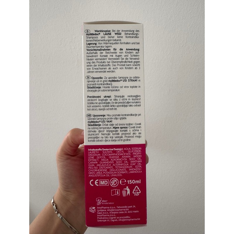 mylittledoc LÄUSE WEG! Treatment Shampoo & Comb | Treatment of