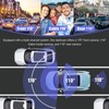 Bewinner 3 Channel Dash Cam Front and Rear 1080P Full