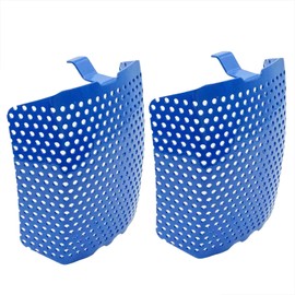 Lynlane Motorcycle 1 Pair Front Caliper Arms Cover Brake Caliper Protector Mesh for Harley Touring, Road King, Electra Street Glide FLHT, FLHX & V-Road Models (Blue)