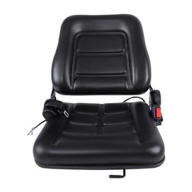 munirater Universal Forklift Seat Fold Down Tractor Seat Replacement for Tractor Loader Excavator Mini Digger