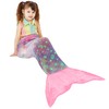 Catalonia Classy Glow in The Dark Mermaid Tail Blanket, Soft