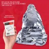 Sábana Térmica Aluminio Redline RL-EBL01 Pack 24 Manta Emergencia Impermeable