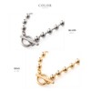 Cream Dot Necklace, Women's, Popular, Hypoallergenic Metal, Nickel-free, 18k Coating,