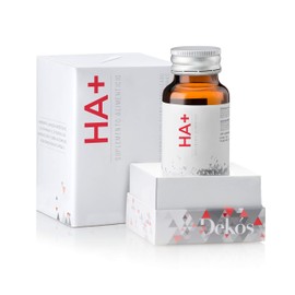 Dekós HA+ | Ácido Hialurónico con Coenzima Q10, Omega 3, Colágeno Hidrolizado, Resveratrol y Vitamina C | Disminuye Arrugas y Brinda una Apariencia de