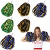 6 Pieces Cheerleader Pompoms with Stem for Sports Events School