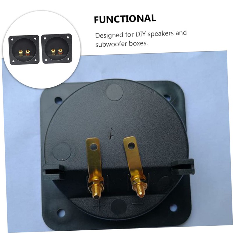 CAXUSD Speaker Box Connector Set 2pcs Sound Equipment Wiring Kit