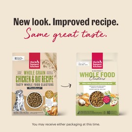 The Honest Kitchen Human Grade Whole Food Clusters Whole Grain Chicken & Oat Dry Dog Food - Complete & Balanced Meal or Topper - 1 lb Bag