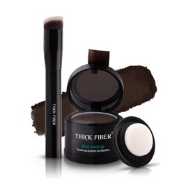 THICK FIBER THICK FIBER Ansatzpuder - Haar Concealer zur Haarverdichtung fr Frauen und M?nner, wasserfestes Haar Make-up zum Ansatz kaschieren - 4g