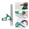 Combination Square Ruler, Multi-Functional 300mm Combination Angle Ruler Combination Ruler
