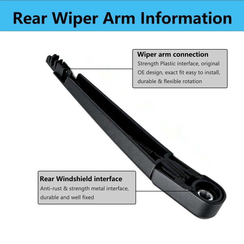 Rear Windshield Wiper Blade & Arm Set - for Buick