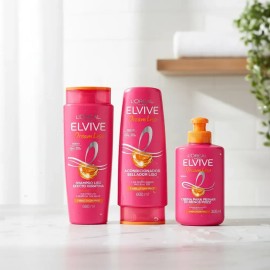 Elvive Dream Liso 680ml Shampoo + Acondicionador + Crema