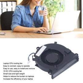 CPU Cooling Fan Replacement for for Pavilion Gaming 15 EC 16 A Laptop, 4pin Power Connector, Fast Quiet Heat Dissipation Cooler Laptop CPU Fan, Simple Installation