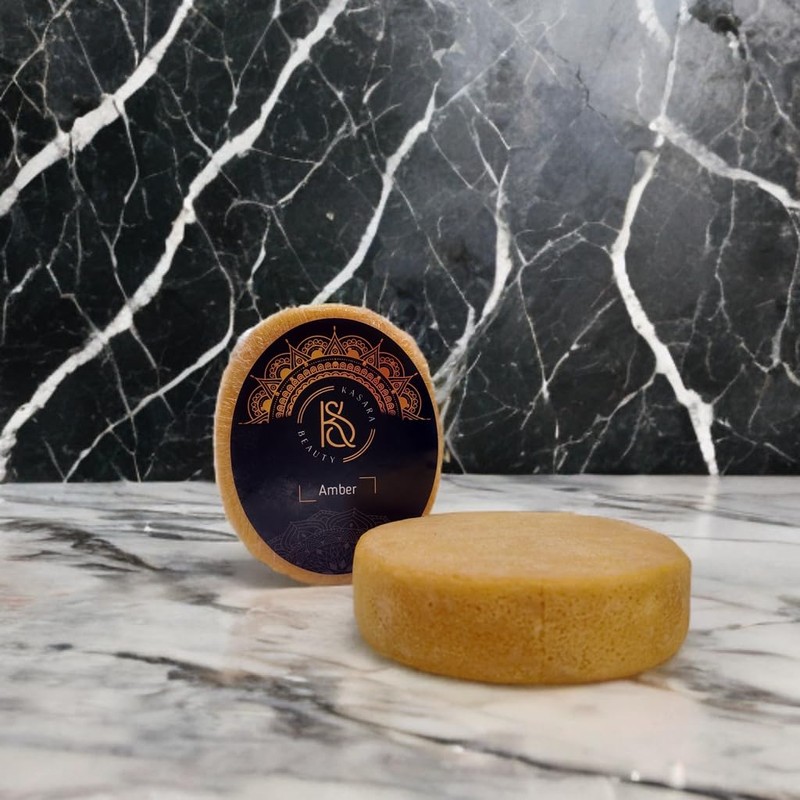 Sponge Soap with Amber Extract - For Smooth Skin 130g