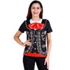 Funny World - Disfraz de Novedad Camiseta Mujer Camiseta Gráfica
